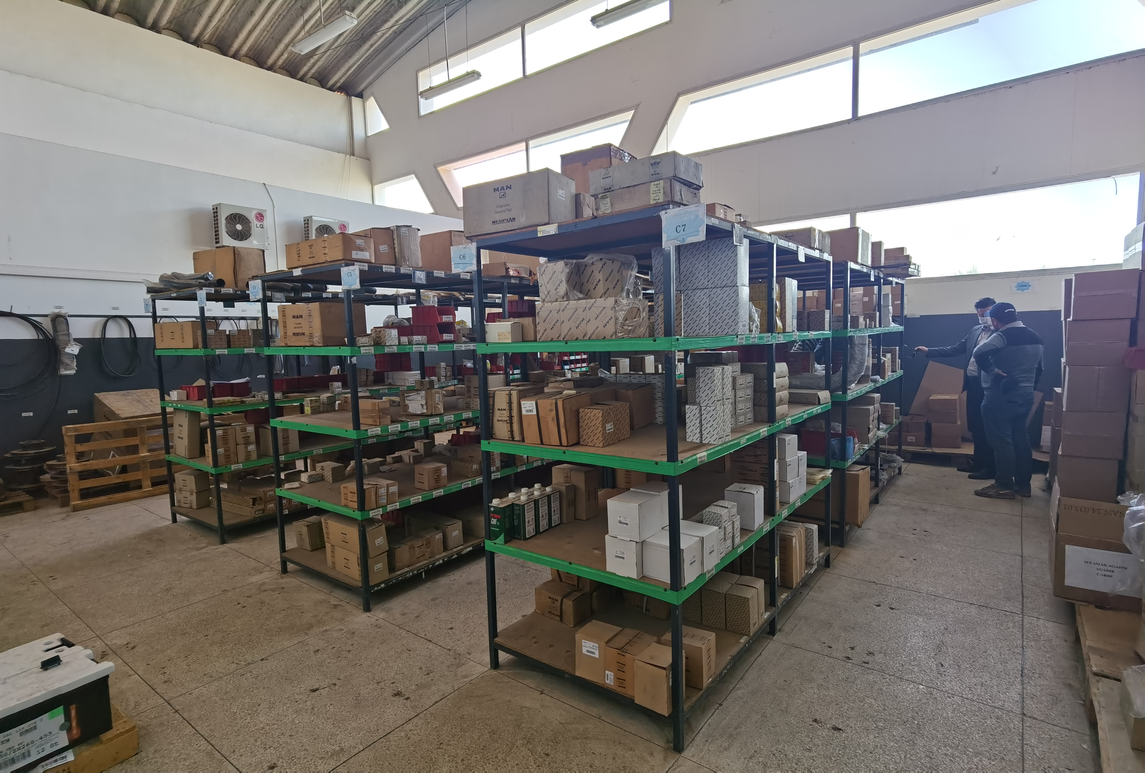 Spare parts warehouse in Agadir